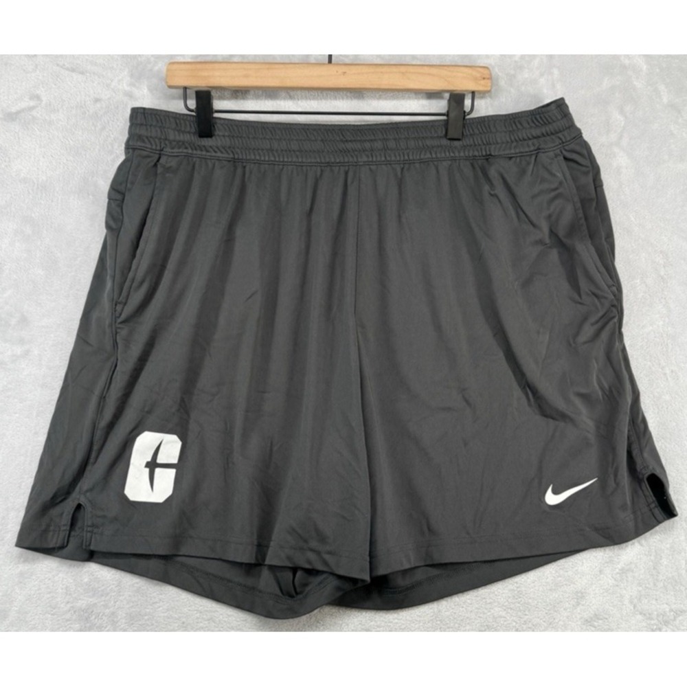 Nike Charlotte 49ers Football Team Issued Shorts Gray 7" Men's Size 3XL